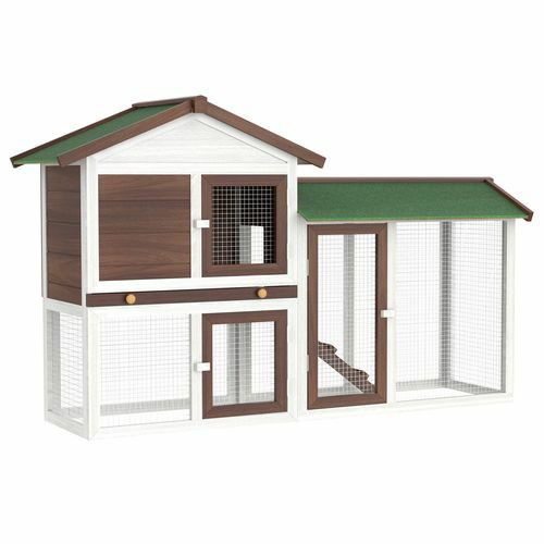 Rabbit Hutch Chicken Coop 133X86X33Cm Pet Enclosures And Gates