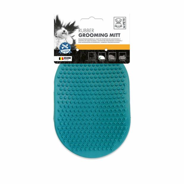 Rubber Grooming Mitt – Blue Cats