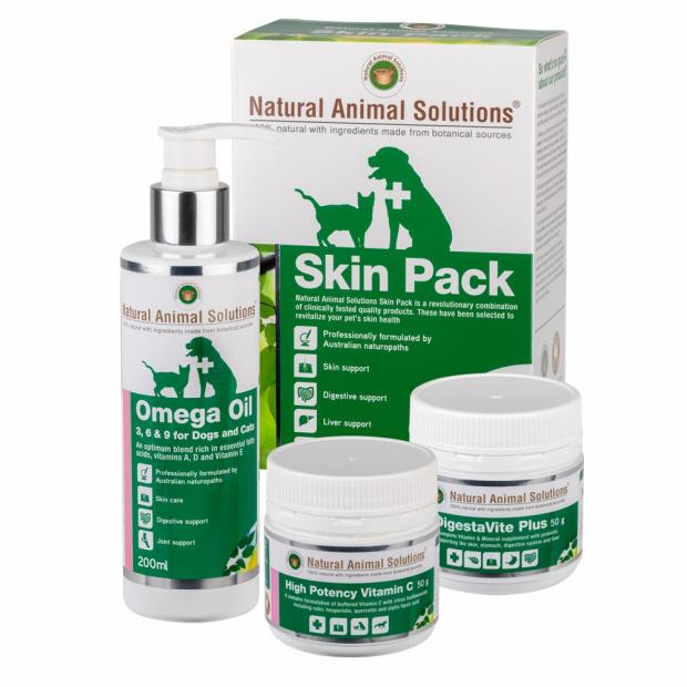 Skin Pack – Contains Omega Oil 3,6 & 9, Digestavite Plus And High Potency Vitamin Cats