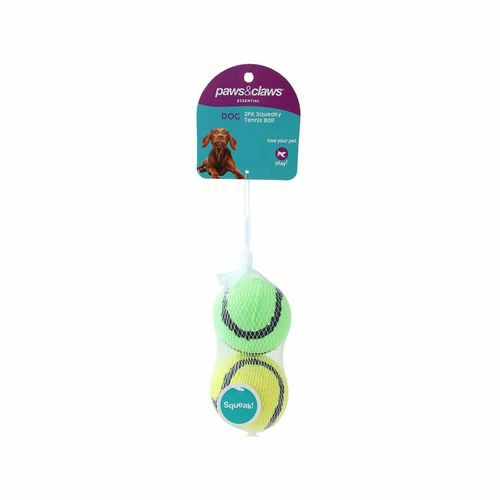 Squeaky Tennis Balls Assorted – 2Pk Dogs