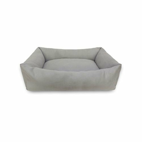 Suede Dog Bed 75Cm – Large – Grey Beds