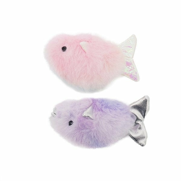 Under The Sea Twin Rainbow Fish Cat Toy Cats