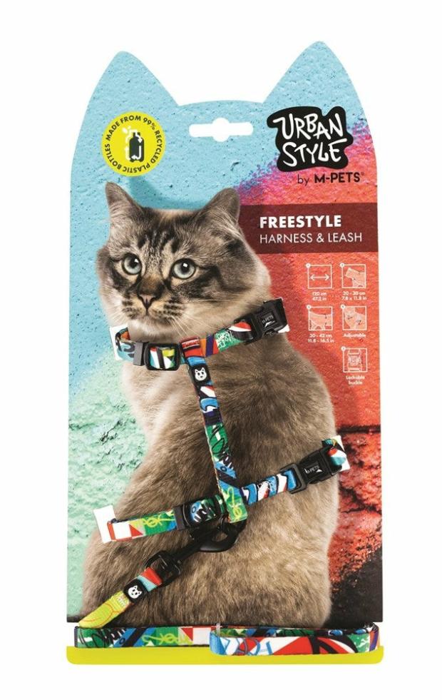 Urbanstyle Freestyle Cat Eco Set (Harness & Collars) Cats