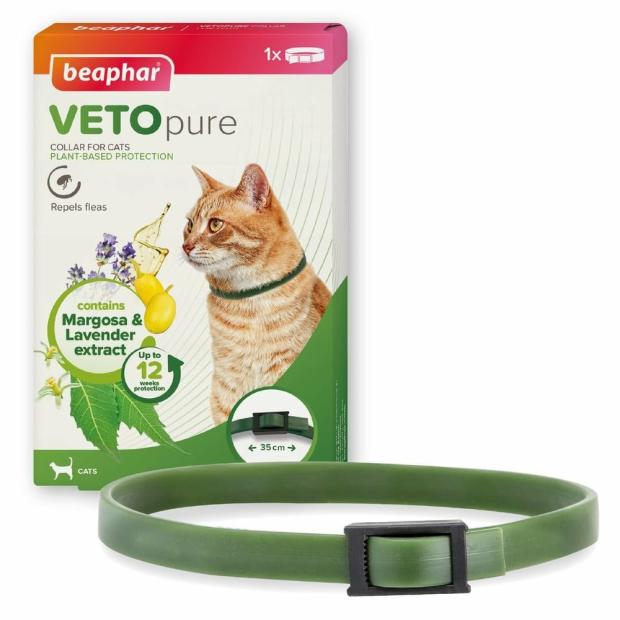 Vetopure Flea & Tick Collar Green Cat Cats