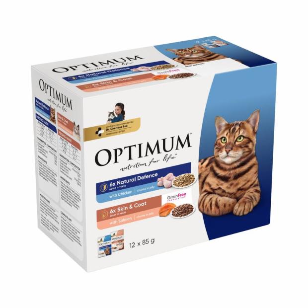 Wet Cat Food 6 Natural Defences & 6 Skin & Coat 85G X 12 Pack Cats