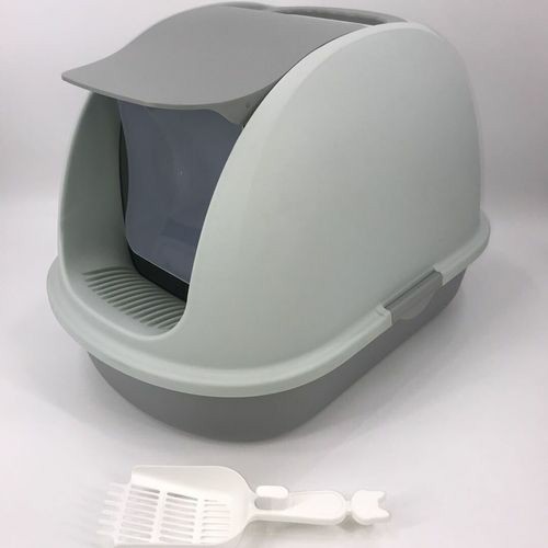 Xl Portable Hooded Cat Toilet Litter Box Tray House W Charcoal Filter And Scoop Cats