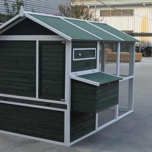 Xxxl Walk-In Chicken Coop Rabbit Guinea Pig Hutch Ferret Hen Cat House Pet Enclosures And Gates