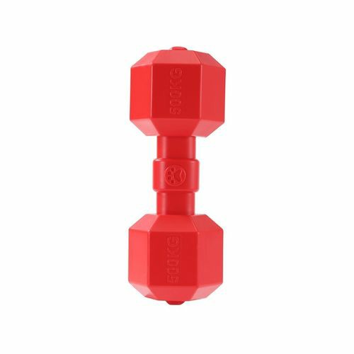 Heavy Duty 19.5X9Cm Tpr Pet Toy Jumbo Dumbbell – Assorted – 2Pk Dogs