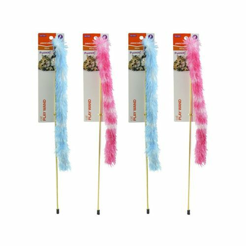 Play Wand Cat Toy 50Cm Assorted – 4Pk Cats