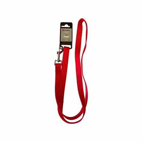 Ziggi 130 X 2Cm Red Dog Leash Dogs